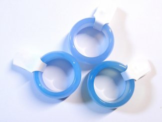 Achat-Ring in blau